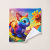 美しい動物3 バスタオルセット (ウォッシュタオル)