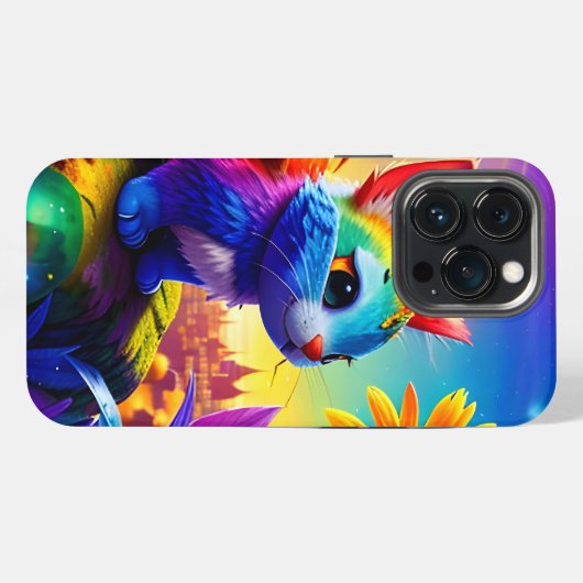 美しい動物3 iPhoneケース (裏面横)