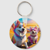 美しい動物4 キーホルダー (正面)