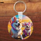 美しい動物4 キーホルダー (正面)