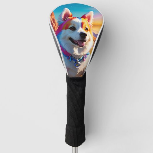 美しい動物4 ゴルフヘッドカバー (正面)