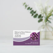 美しい化粧品化粧アーティスト名刺 名刺 (スタンド正面)