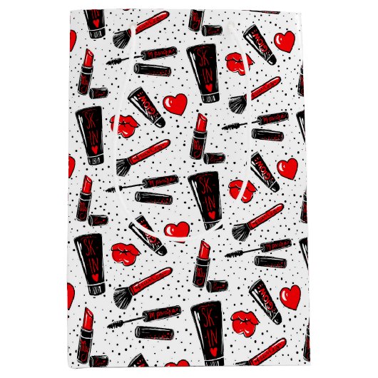 美しい化粧 ミディアムペーパーバッグ (正面)