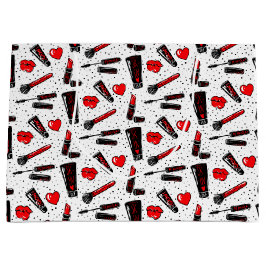 美しい化粧 ラージペーパーバッグ