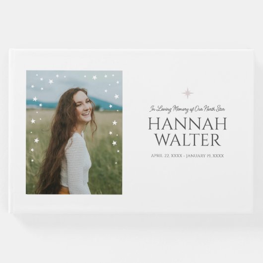 美しい北スターお祝い・オブ・ライフ ゲストブック (正面)