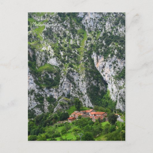 美しい北スペインのアストゥリアス地域 ポストカード (正面)