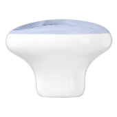 美しい北極キツネ セラミックノブ (側面)