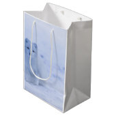 美しい北極キツネ ミディアムペーパーバッグ (正面アングル)