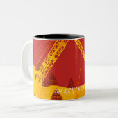 美しい北西クレーン運転技術者芸術 ツートーンマグカップ (正面左)