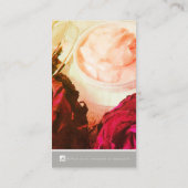 美しい医療会社写真カスタムinstagram gray 名刺 (裏面)