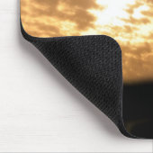 美しい十字および日没"彼は上がった"マウスパッドです マウスパッド (コーナー)