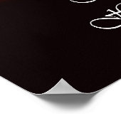 美しい十字架と聖餐式のポスター ポスター (角)