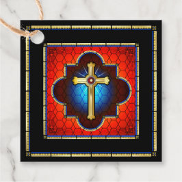 美しい十字架 – 背面を参照 –  フェイバータグ