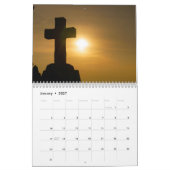 美しい十字2025 カレンダー (1月 2027)
