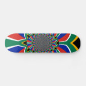 美しい南アフリカ国旗のスケートボード スケートボード (横)