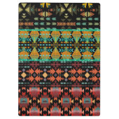 美しい南西スタイルキルトパターン クリップボード (裏面)