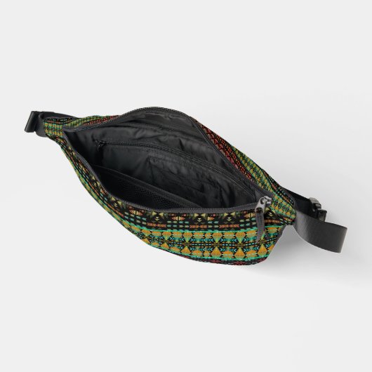 美しい南西スタイル模様 ファニーパック (見開き)