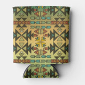 美しい南西部パターン、グラデーションクーラーボックス 缶クーラー (正面)