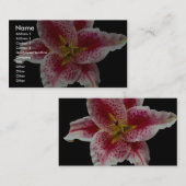 美しい占星家ユリ 名刺 (正面/裏面)