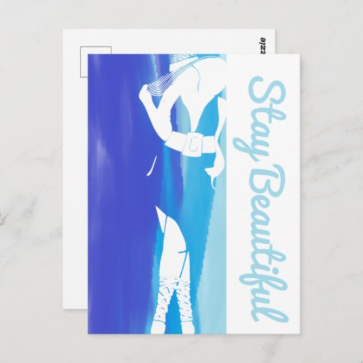 美しい厚いシックを維持 ポストカード (正面/裏面)