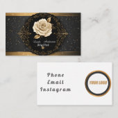 美しい及び個人気にサロン 名刺 (正面/裏面)