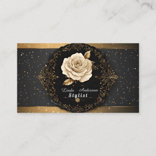 美しい及び個人気にサロン 名刺 (正面)