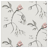 美しい及び獣のばら色の生地 ファブリック (クローズアップ)