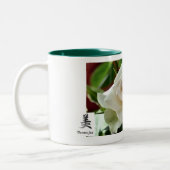 美しい友人のばら色のマグ ツートーンマグカップ (左)