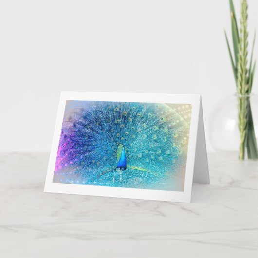 美しい友情の挨拶状 カード (正面)