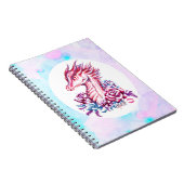 美しい口紅のドラゴンの芸術のノート ノートブック (右側)