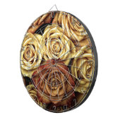 美しい古いバラ ダーツボード (正面右)