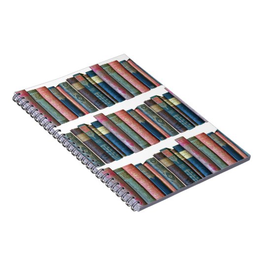 美しい古いヴィンテージの本、本の棘 ノートブック (右側)