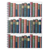 美しい古いヴィンテージの本、本の棘 ノートブック (正面)