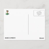 美しい古い学校の人魚 ポストカード (裏面)