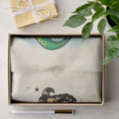 美しい古い学校の人魚 薄葉紙