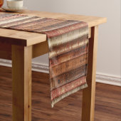 美しい古い本の棘(ベージュ&アイボリー) ショートテーブルランナー (インサイチュ)