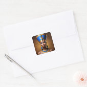 美しい古代アフリカの女王 スクエアシール (封筒)