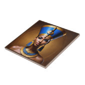 美しい古代アフリカの女王 タイル (側面)