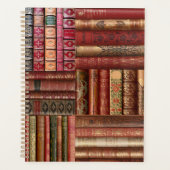 美しい古本のスペイン プランナー手帳 (正面)