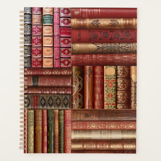 美しい古本のスペイン プランナー手帳 (正面)