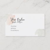 美しい名刺 名刺 (裏面)