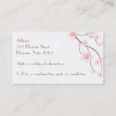 美しい名刺 名刺 (裏面)