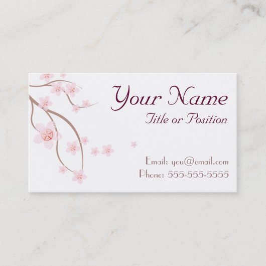 美しい名刺 名刺 (正面)