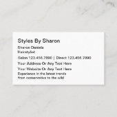 美しい名刺 名刺 (裏面)