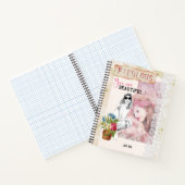 美しい名前スクラップブックレースポップアート ノートブック (内部)