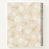 美しい名前スクラップブックレースポップアート ノートブック (裏面)