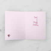 美しい君!ハッピーバースデー団子 カード (内部)