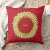 美しい命のひまわり クッション (ブランケット)