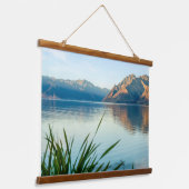 美しい和中湖の美しい景色 吊り下げ型タペストリー (傾斜あり)