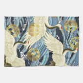 美しい和柄デザイン キッチンタオル (横)